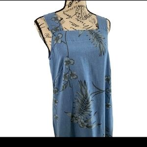Amanda Gray small Maxi tropical dress